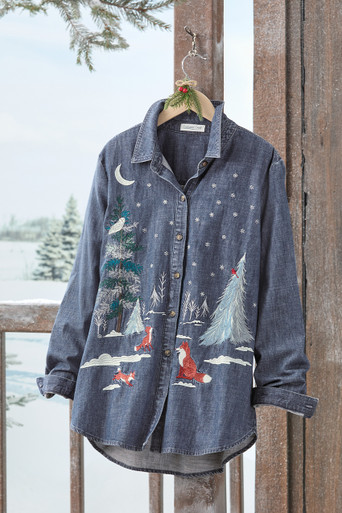 Moonlight Magic Denim Shirt